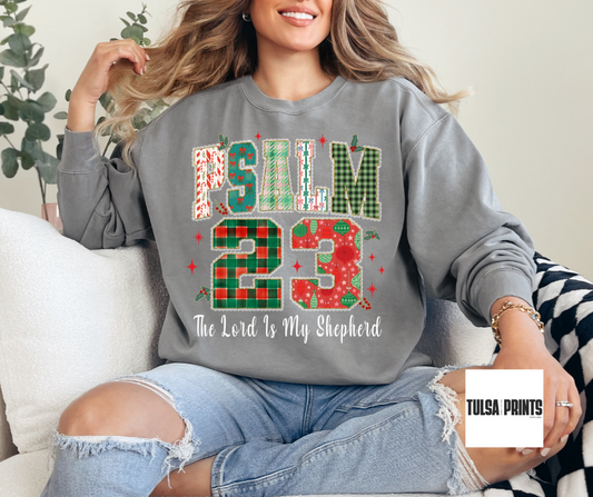 DTF CHRISTMAS PAPER PSALM 23 TRANSFER