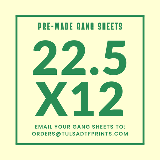 PRE-MADE CUSTOM GANG SHEET - 22.5X12