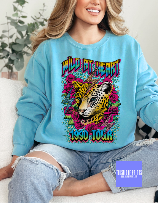 DTF WILD AT HEART TIGER TRANSFER