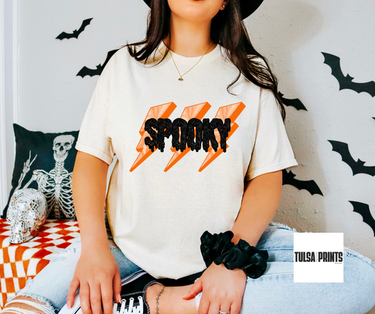 DTF ELECTRIC SPOOKY TRANSFER