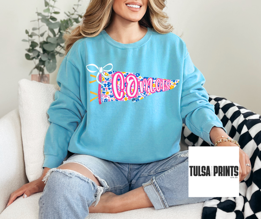 DTF FLORAL SPIRIT PENNANT TRANSFER