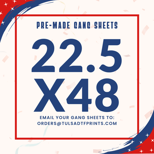 PRE-MADE CUSTOM GANG SHEET - 22.5X48