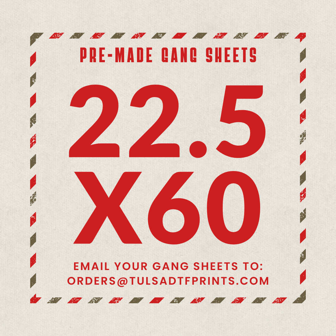 PRE-MADE CUSTOM GANG SHEET - 22.5X60