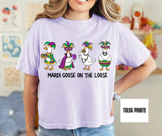 DTF MARDI GOOSE TRANSFER