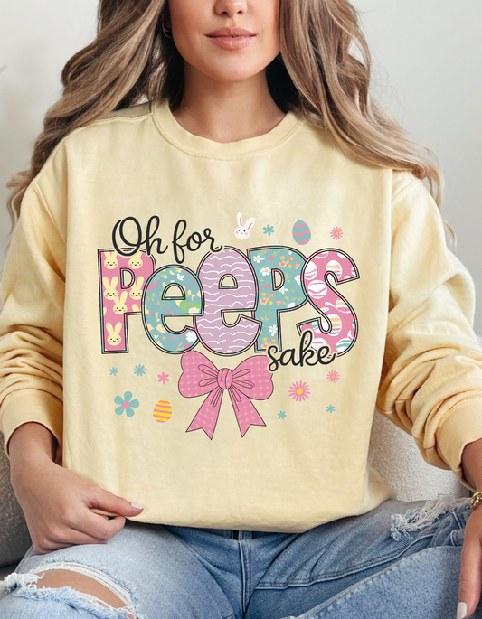 DTF OH FOR PEEPS SAKE TRANSFER