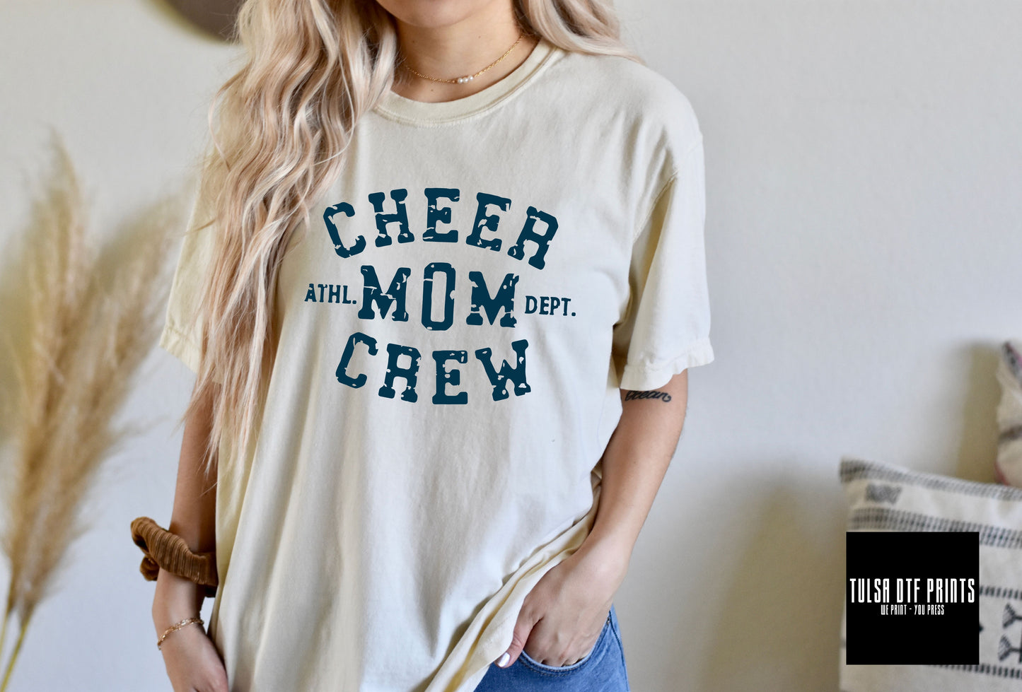 DTF CHEER MOM CREW TRANSFER