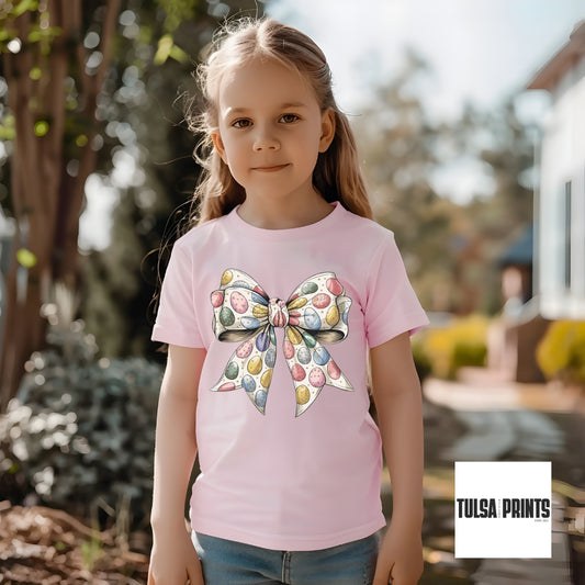 DTF EASTER EGGS COQUETTE BOW TRANSFER