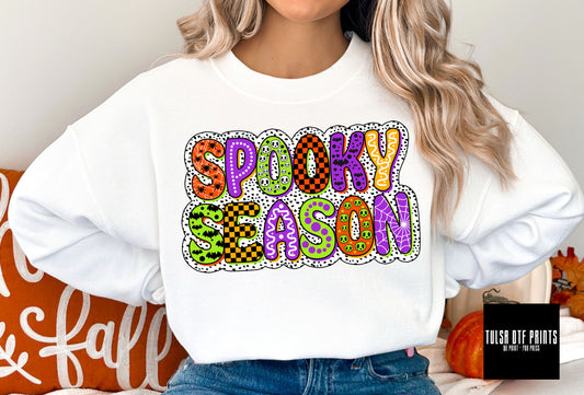 DTF SPOOKY SEASON DALMATIAN PRINTS TRANSFER