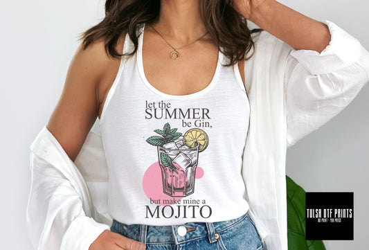 DTF LET THE SUMMER BE-GIN VINTAGE TRANSFER