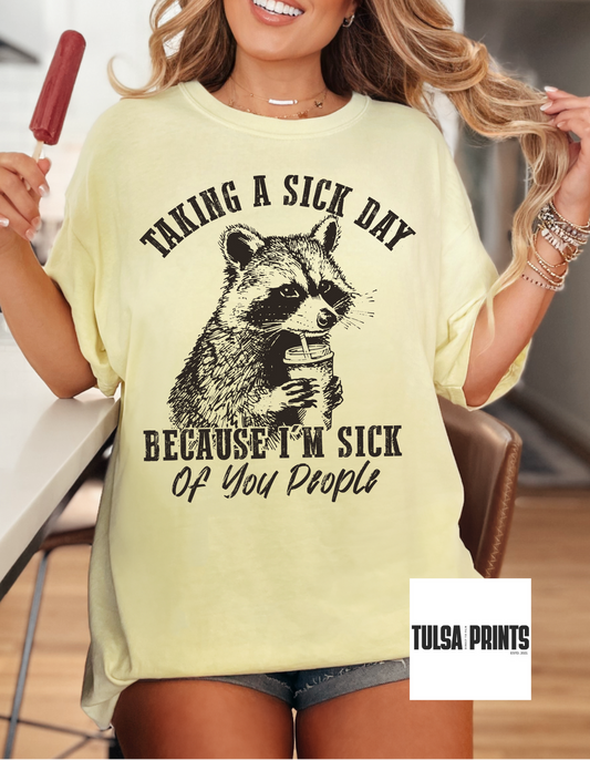 DTF SICK OF PEOPLE TRANSFER