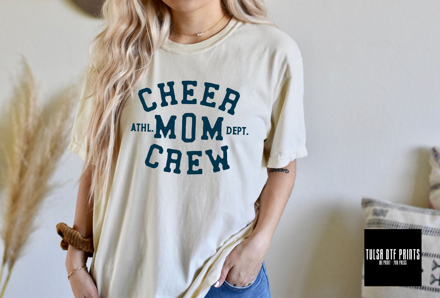 DTF CHEER MOM CREW TRANSFER