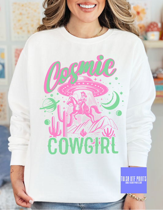 DTF COSMIC COWGIRL TRANSFER