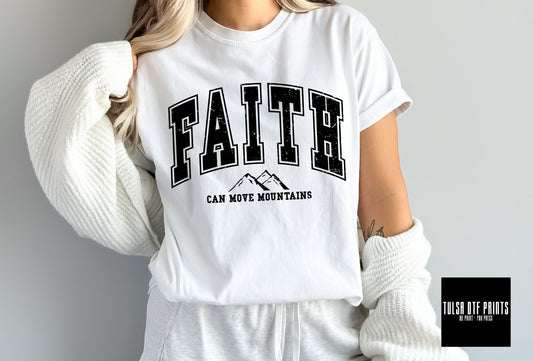 DTF FAITH CAN MOVE MOUNTAINS TRANSFER