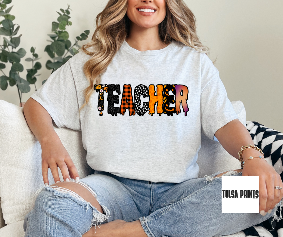 DTF FRIGHTFULLY FABULOUS TEACHER TRANSFER