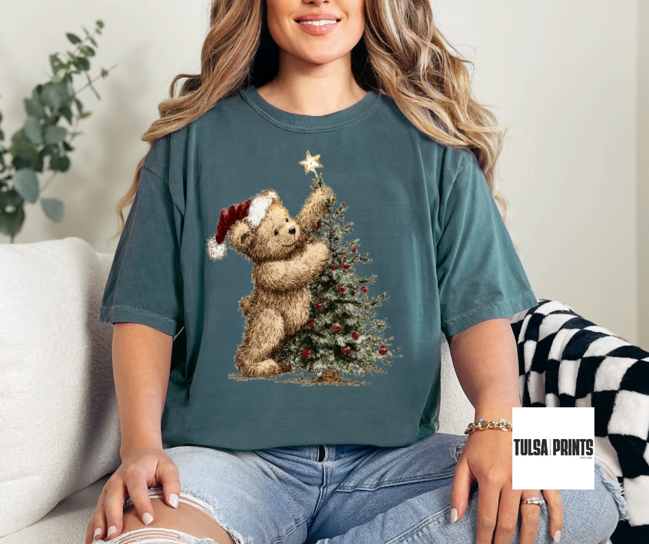 DTF BEAR-Y MERRY CHRISTMAS TRANSFER