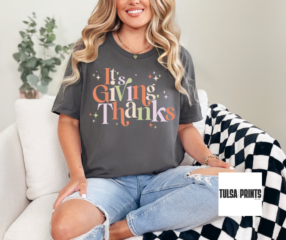 DTF ITS GIVING THANKS TRANSFER
