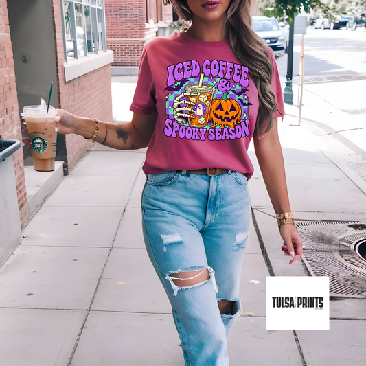 DTF ICED COFFEE + SPOOKY SEASON TRANSFER
