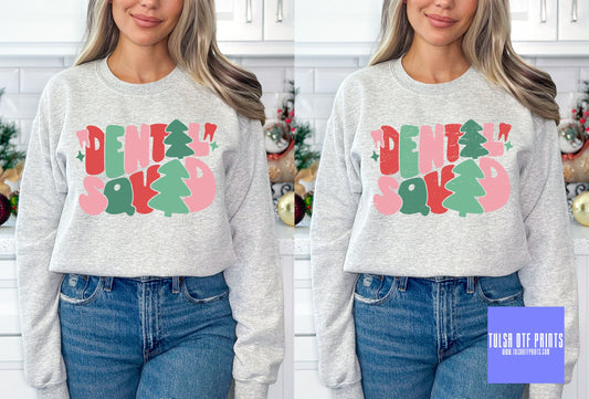 DTF DENTAL SQUAD CHRISTMAS TRANSFER