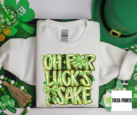 DTF LUCK'S SAKES TRANSFER