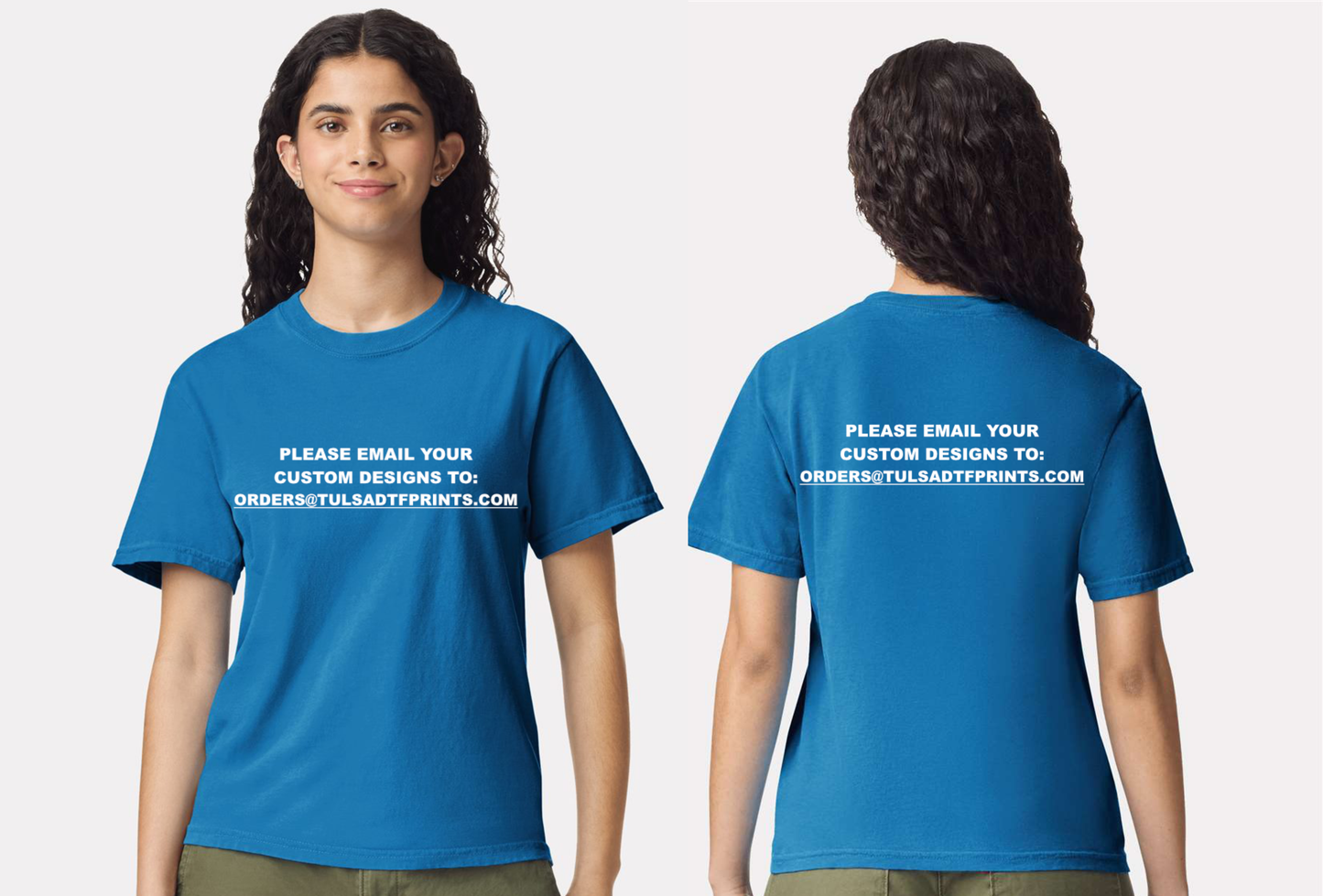 COMFORT COLORS 1717 (Completed Shirt) (Front & Back)