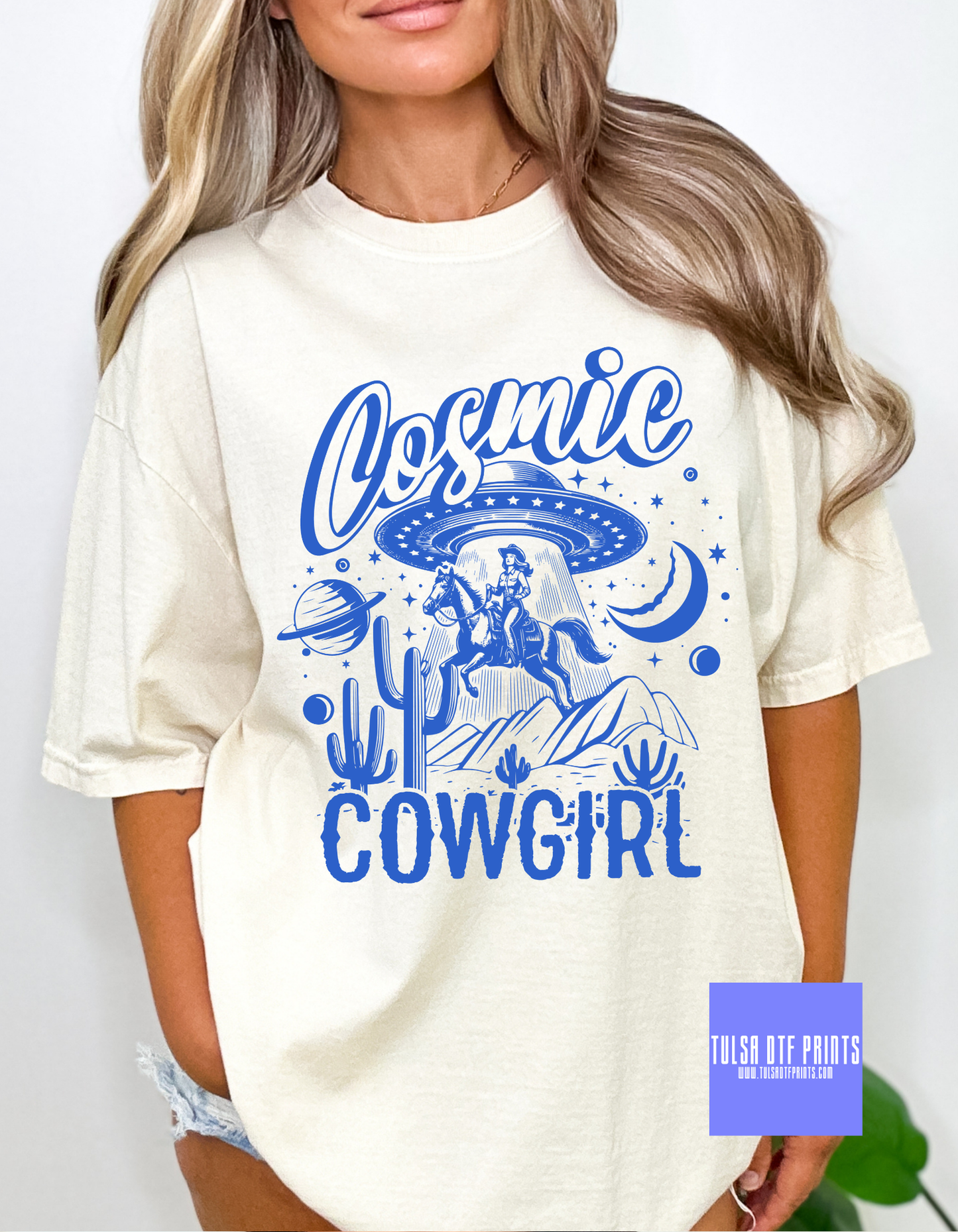 DTF COSMIC COWGIRL TRANSFER
