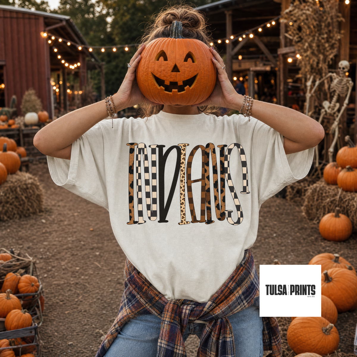 DTF LEO & GINGHAM PATTERNED COLLECTION 1 TRANSFER (11 MASCOTS AVAIL.)