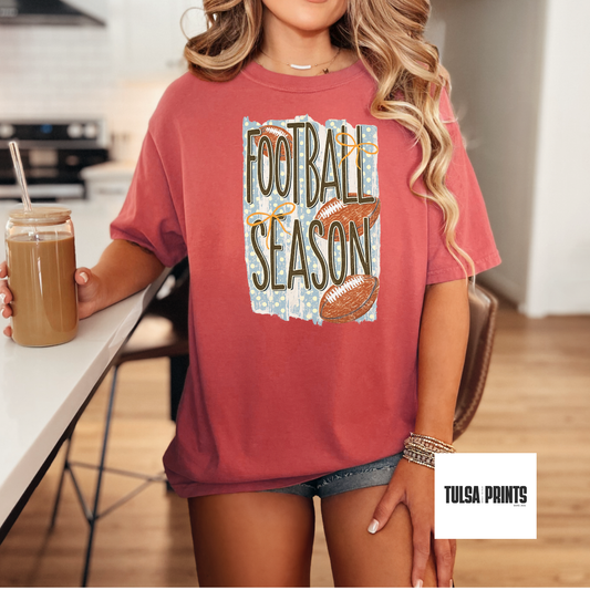 DTF FOOTBALL SEASON FOOTBALLS & BOWS TRANSFER