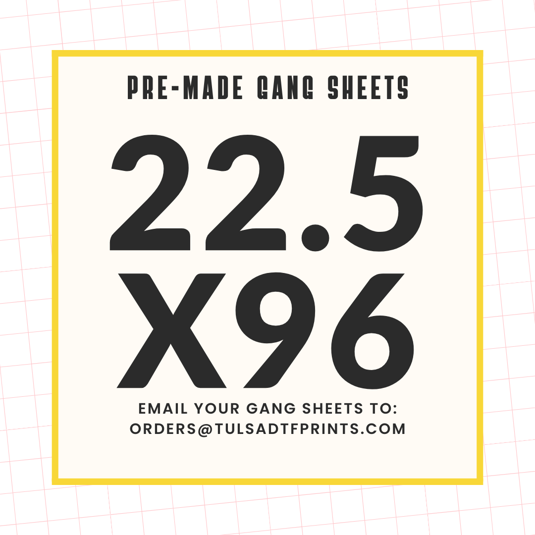 PRE-MADE CUSTOM GANG SHEET - 22.5X96
