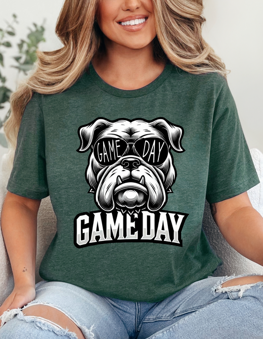 DTF GAMEDAY BULLDOGS SUNGLASSES TRANSFER