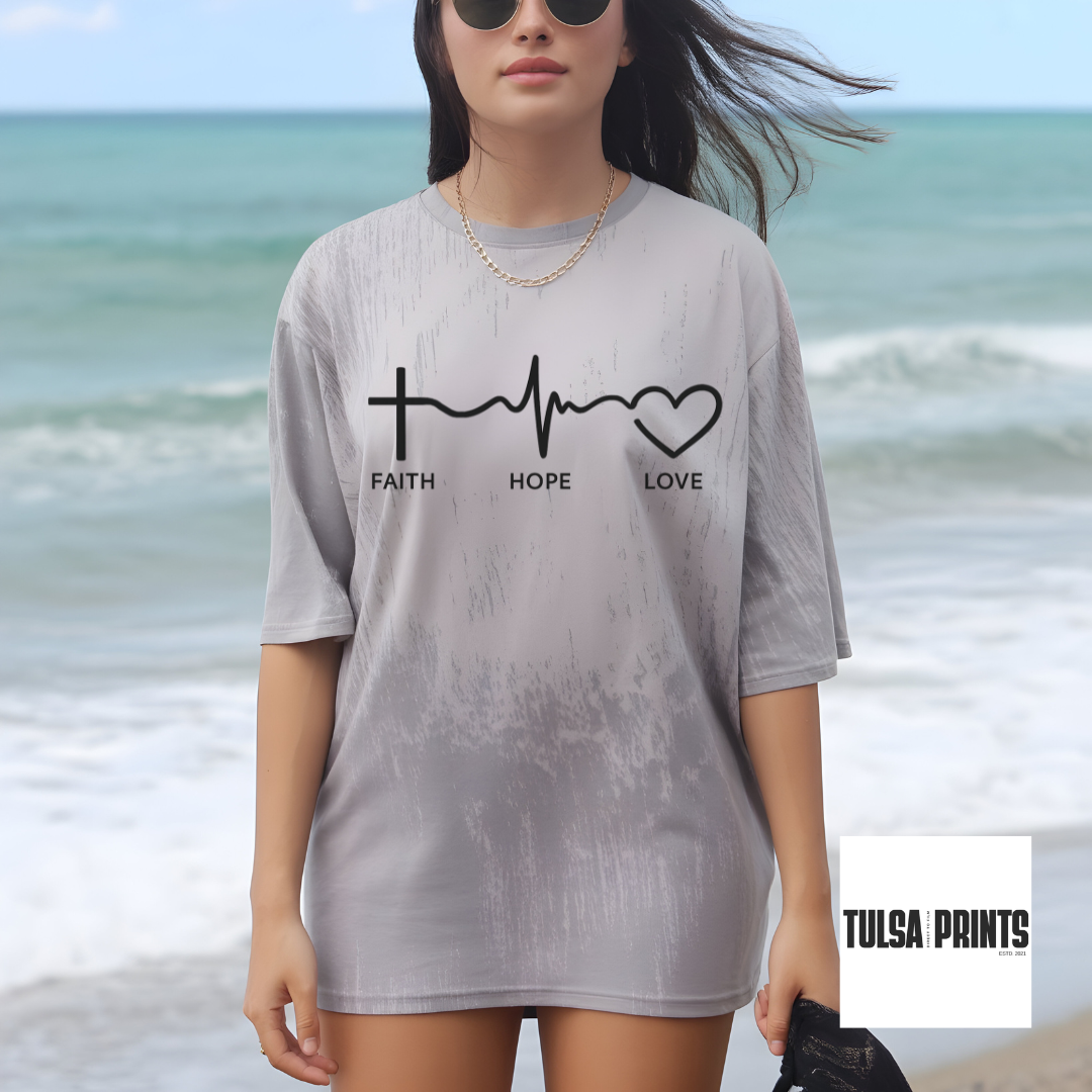 DTF FAITH HOPE LOVE TRANSFER