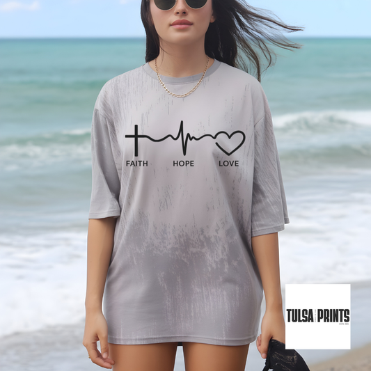DTF FAITH HOPE LOVE TRANSFER
