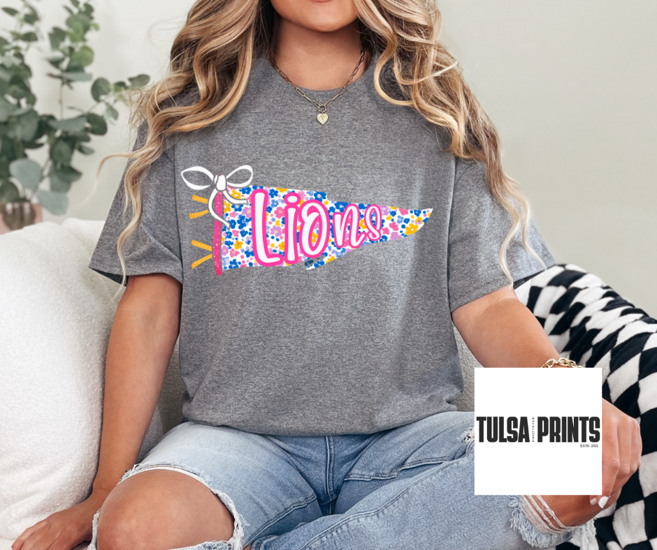 DTF FLORAL SPIRIT PENNANT TRANSFER