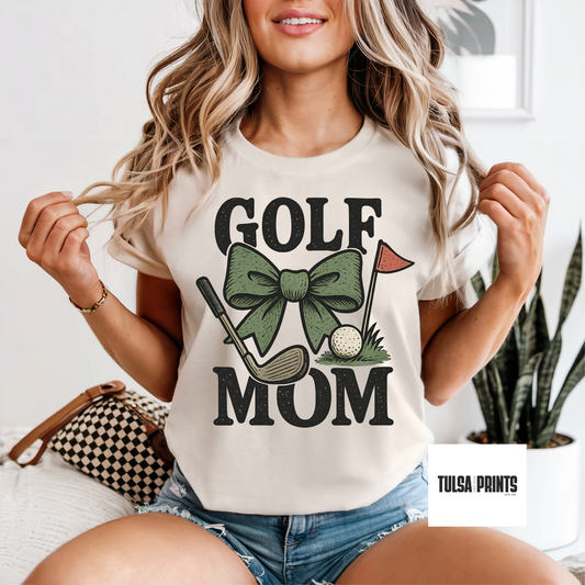 DTF GOLF MOM BOW TRANSFER