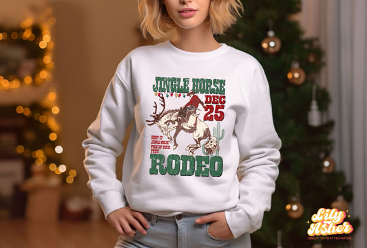 DTF JINGLE HORSE RODEO TRANSFER