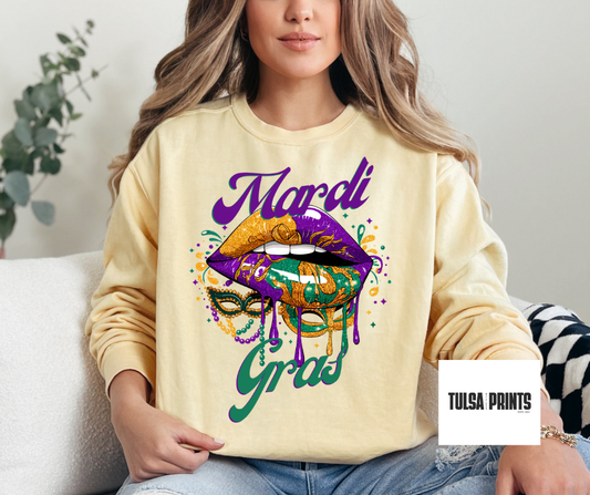 DTF MARDI LIPS TRANSFER