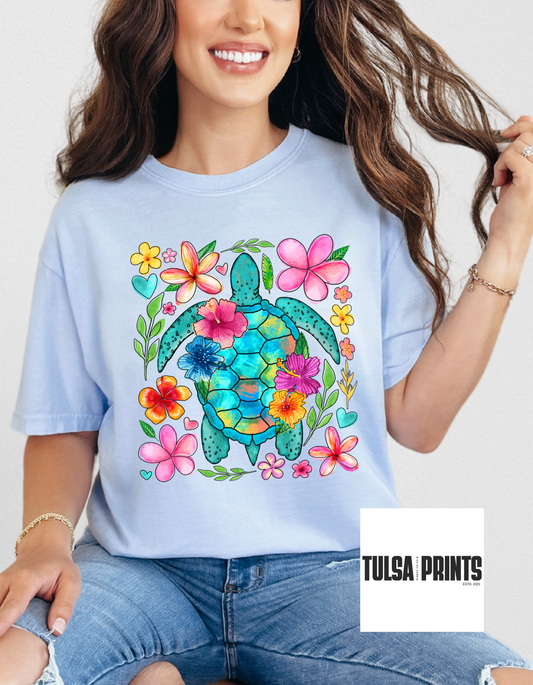 DTF SUMMER SEA TURTLE TRANSFER