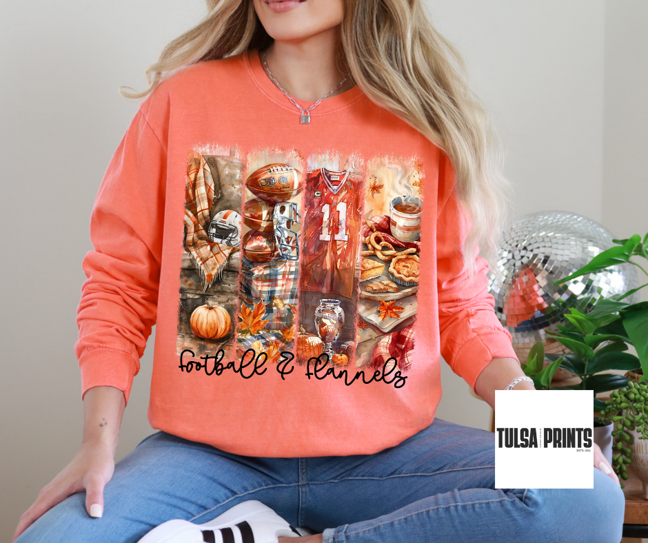 DTF FOOTBALL BRUSHSTROKE TRANSFER