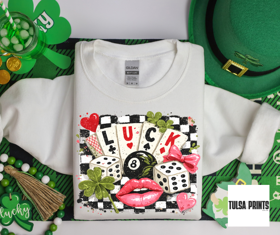 DTF VINTAGE VEGAS LUCK TRANSFER