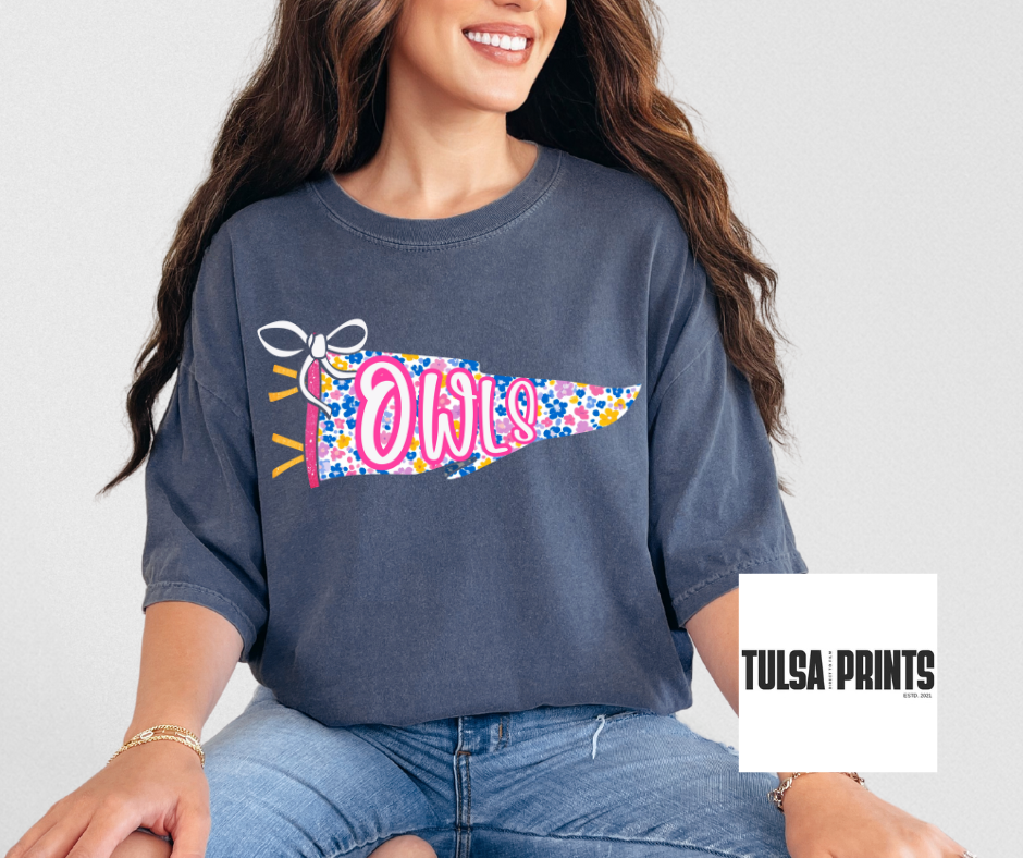 DTF FLORAL SPIRIT PENNANT TRANSFER