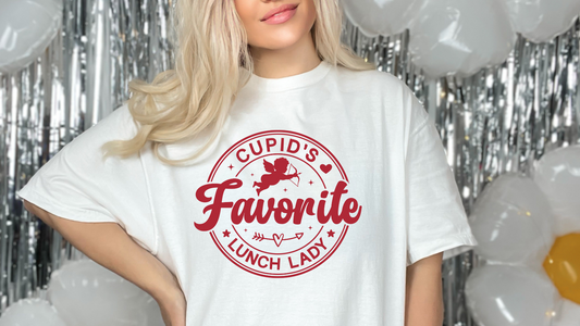 DTF CUPIDS FAVORITE LUNCH LADY TRANSFER