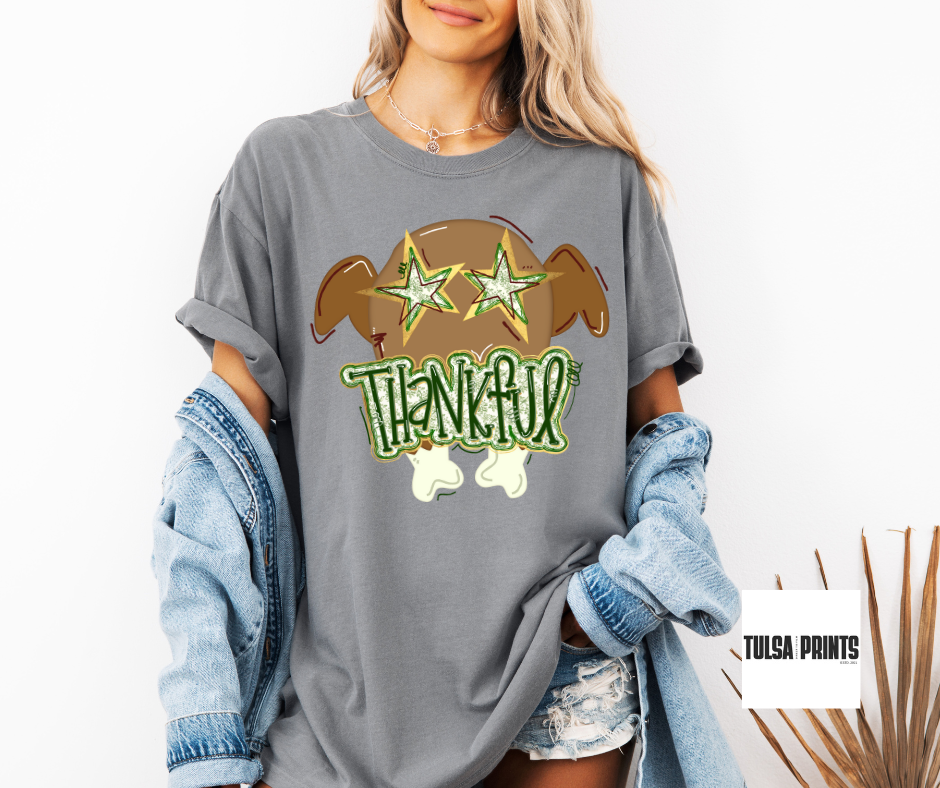 DTF THANKFUL STAR TURKEY TRANSFER