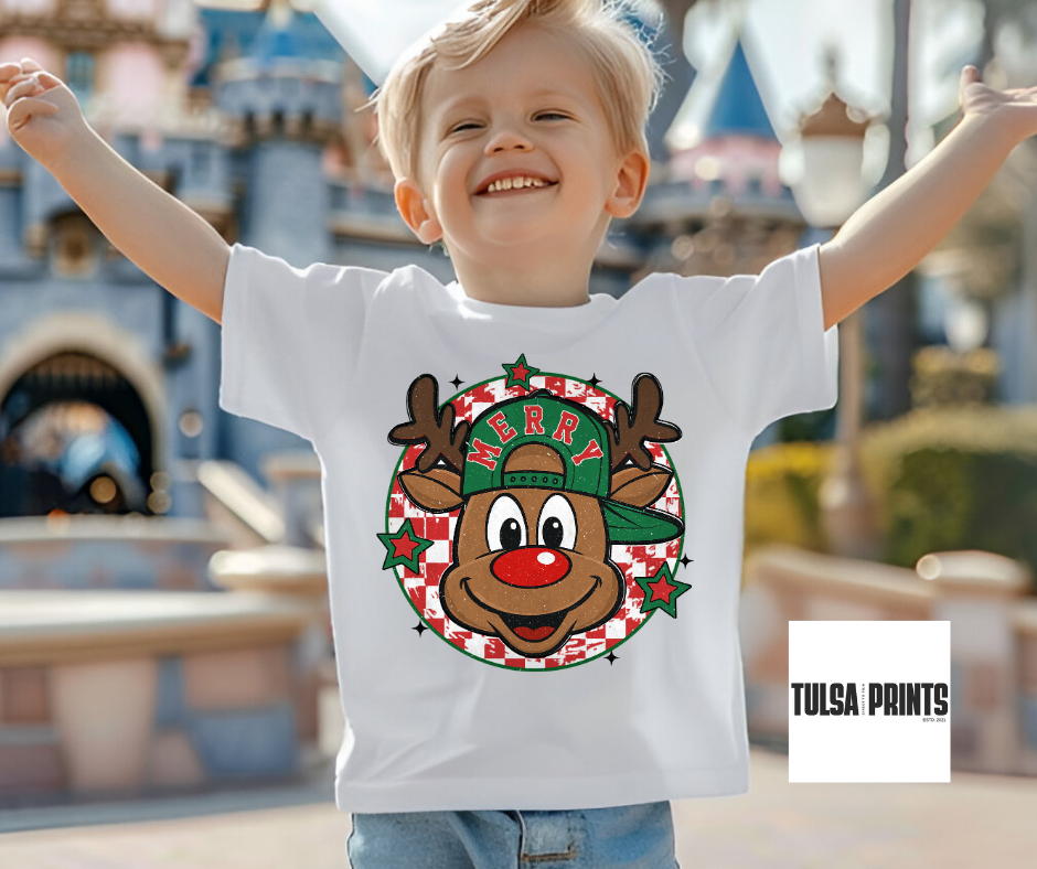 DTF MERRY LITTLE REINDEER TRANSFER