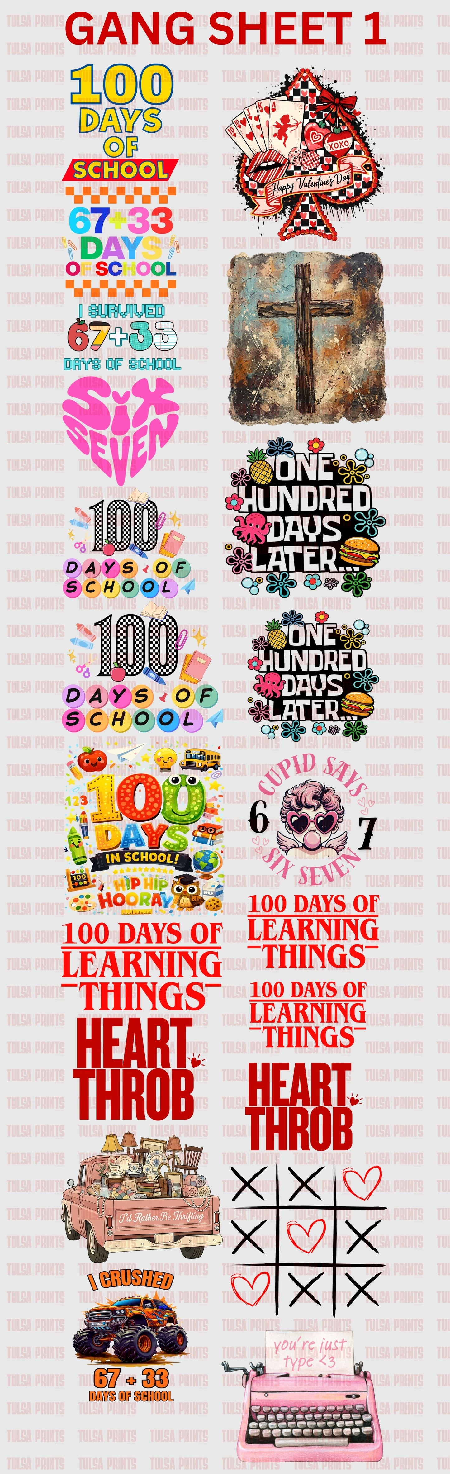 READY-TO-PRINT GANG SHEET FEAT. NEW DESIGNS