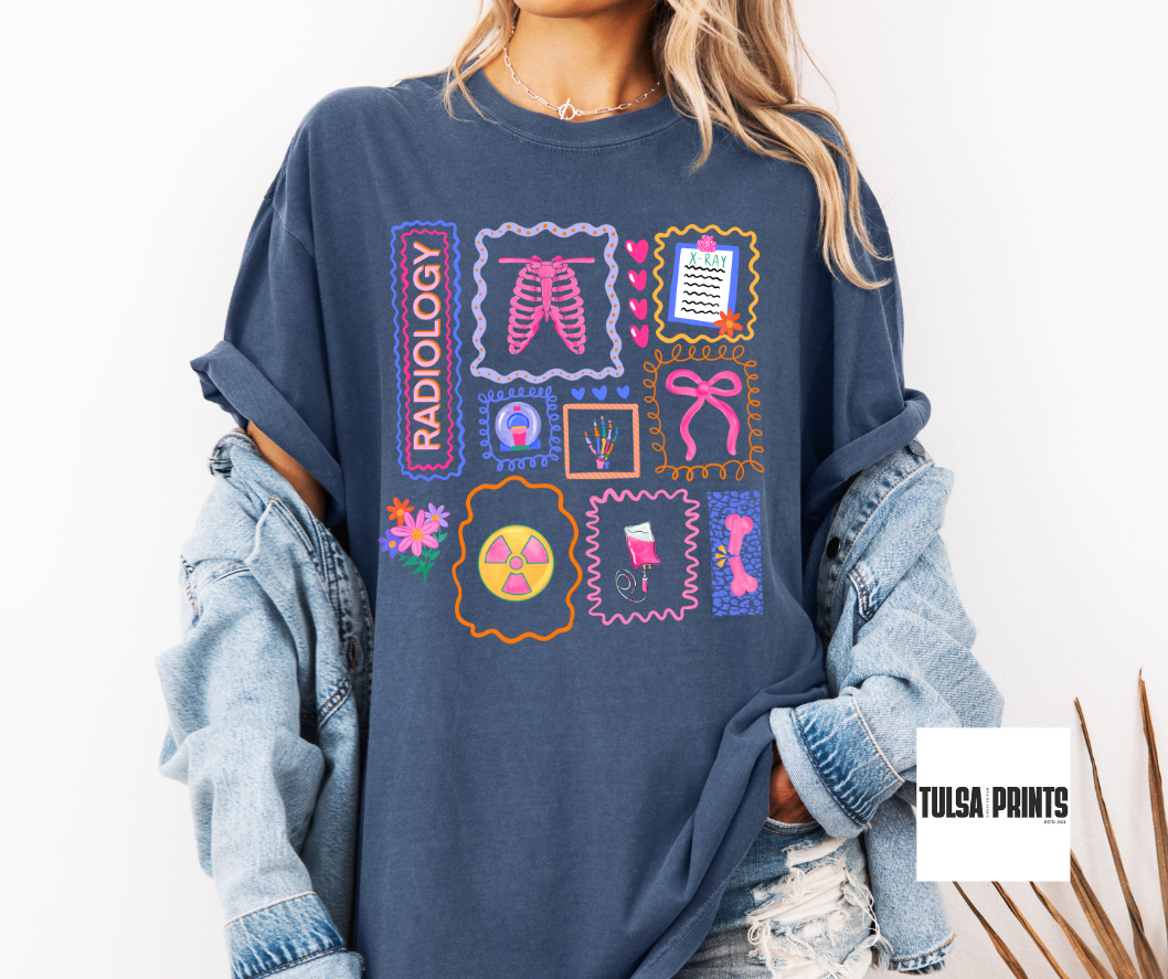 DTF RETRO RADIOLOGY TECH TRANSFER