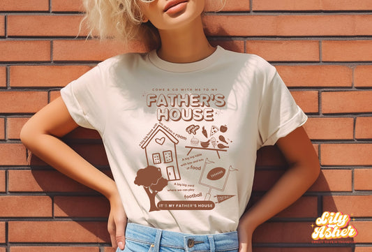 DTF FATHER'S HOUSE BROWN TRANSFER