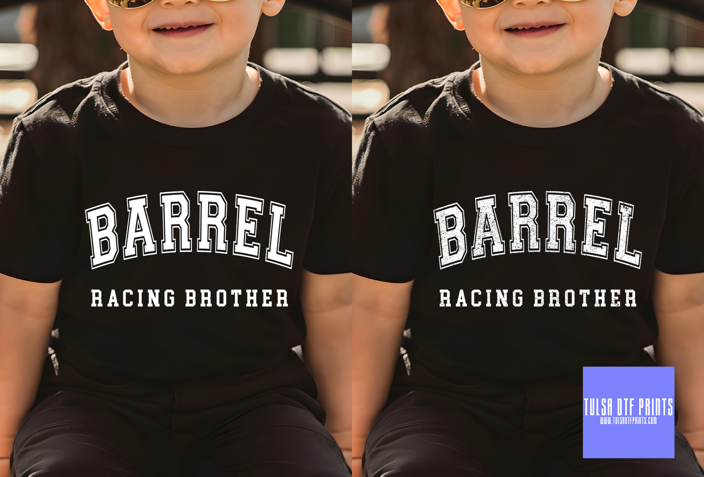 DTF BARREL RACING BROTHER (2 COLORS AVAIL.) TRANSFER