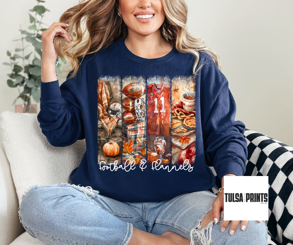 DTF FOOTBALL BRUSHSTROKE TRANSFER