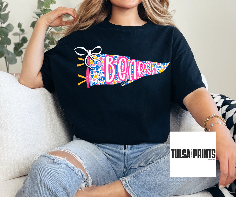 DTF FLORAL SPIRIT PENNANT TRANSFER