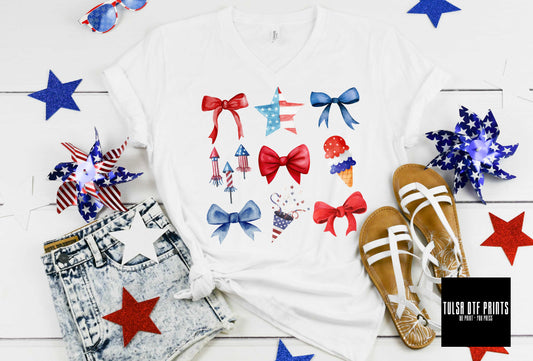 DTF FOURTH OF JULY COQUETTE COLLAGE TRANSFER