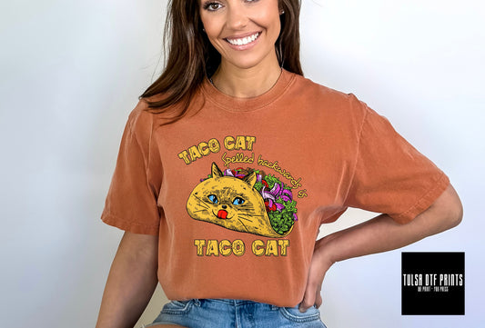 DTF TACO CAT TRANSFER